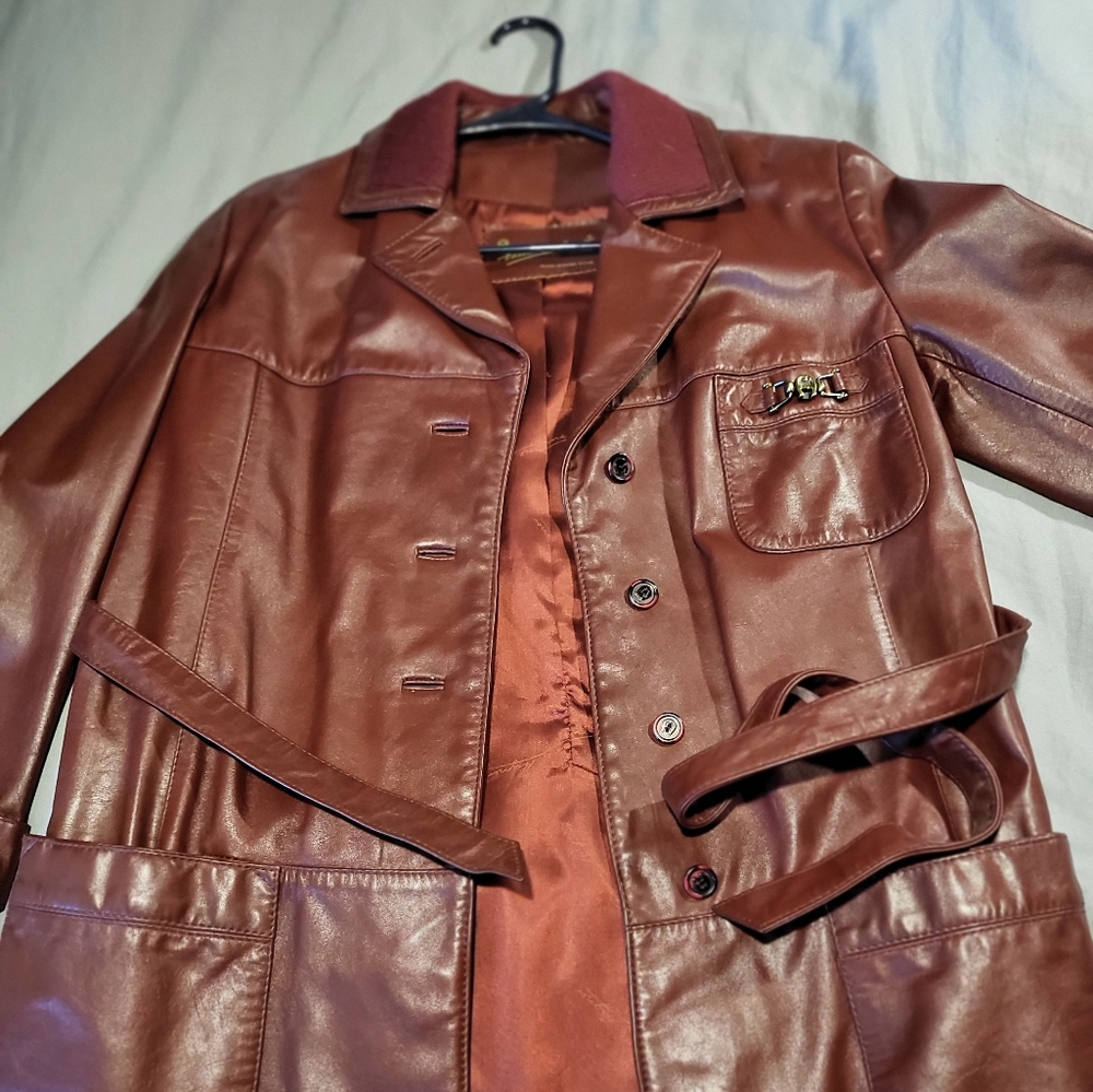 Etienne Aigner Vintage Women's Leather Jacket Size 10